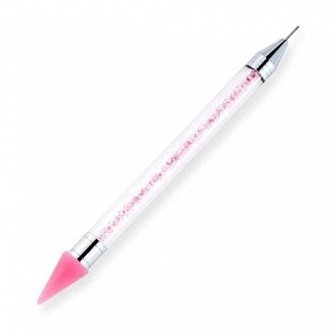 Soline Charms Универсальная кисть для страз-розовая