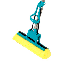 Швабра отжимная MopP-16, с насадкой из поролона (1/20) "РЫЖИЙ КОТ"---