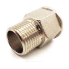 Переход латунь никель Ду 15х15 (1/2"х1/2") под шестигранник ВР/НР RTP (РосТурПласт) 33625