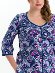 4594/1 Халат на молнии