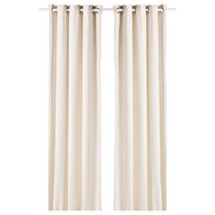 Комплект штор IKEA MOALINA (МОАЛИНА), Бежевый, 145х250 см, 2 шт