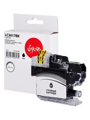 Струйный картридж Sakura LC3617BK для Brother MFC-J2330DW, J2730DW, J3530DW, J3930DW, пигментный тип чернил, черный, 16 мл., 550 к.