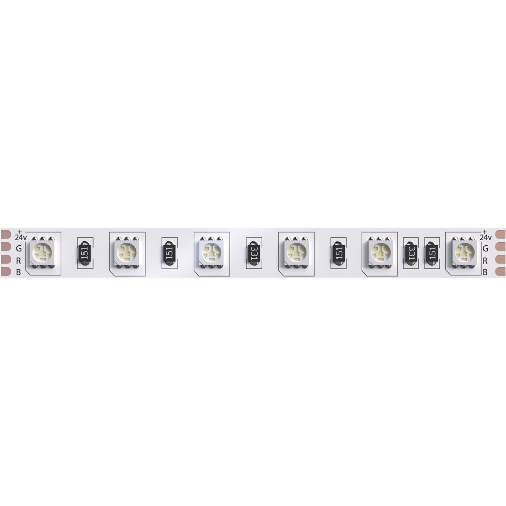 Светодиодная лента 24V 14,4W/m RGB 5м Arte Lamp TAPE A2406010-01-RGB