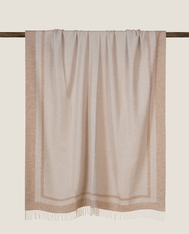 Плед 130х170 Frati Home Country Cammello бежевый