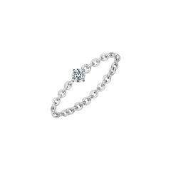 Кольцо-цепочка Round