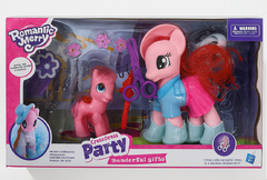 Набор пони 2х шт с аксесс, 41*24