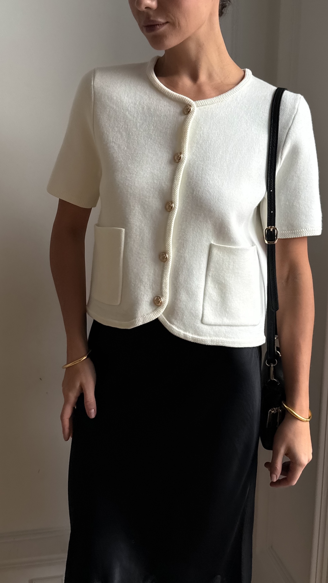 Трикотажный укороченный жакет