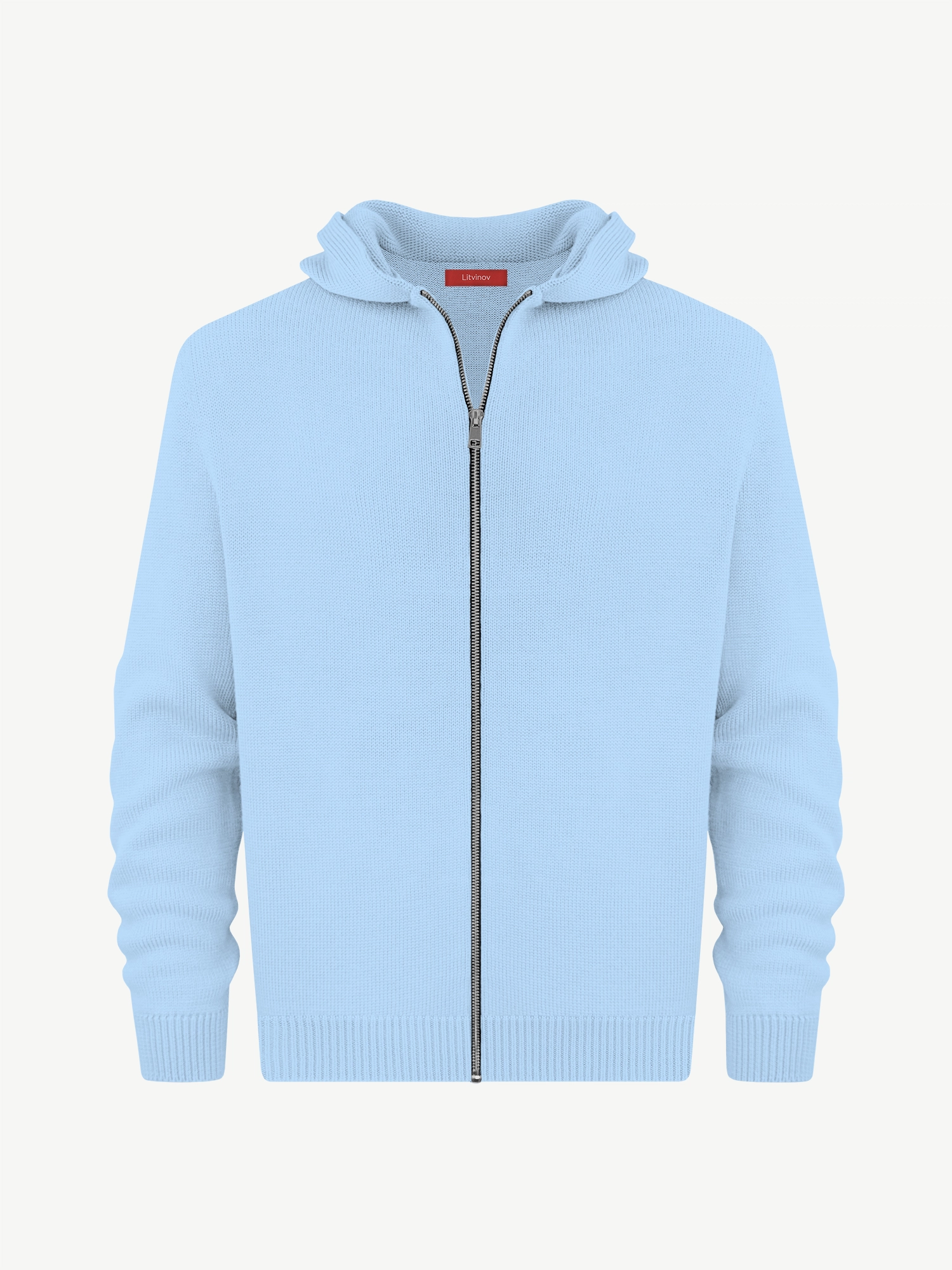 Толстовка на замке из экохлопка