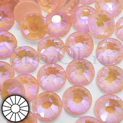Купите  стразы клеевые холодной фиксации Light  Peach Luminous, полупрозрачный светло-персиковый кристалл