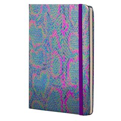 
          Записная книжка, А5, Alingar, 7БЦ, ПВХ голография, на резинке, клетка, 95 л., "Рептилия"