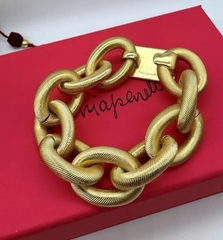 Крупный браслет-цепь SCHIAPALERRI с замком замочная скважина