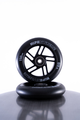 Набор колес HIPExtreme H5 110*24 мм, черный/черный