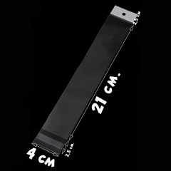 Пакеты 4х21+5 см с белым подвесом и клеевым клапаном