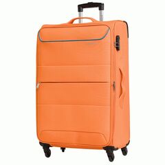 Чемодан Redmond тканевый облегченный большой оранжевый 77x48x30+3 см L+