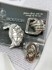 Пуговицы серебристые  Скиапар. 