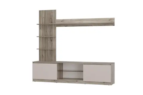 Гостиная Рио ГС-05 дуб смоки / кашемир