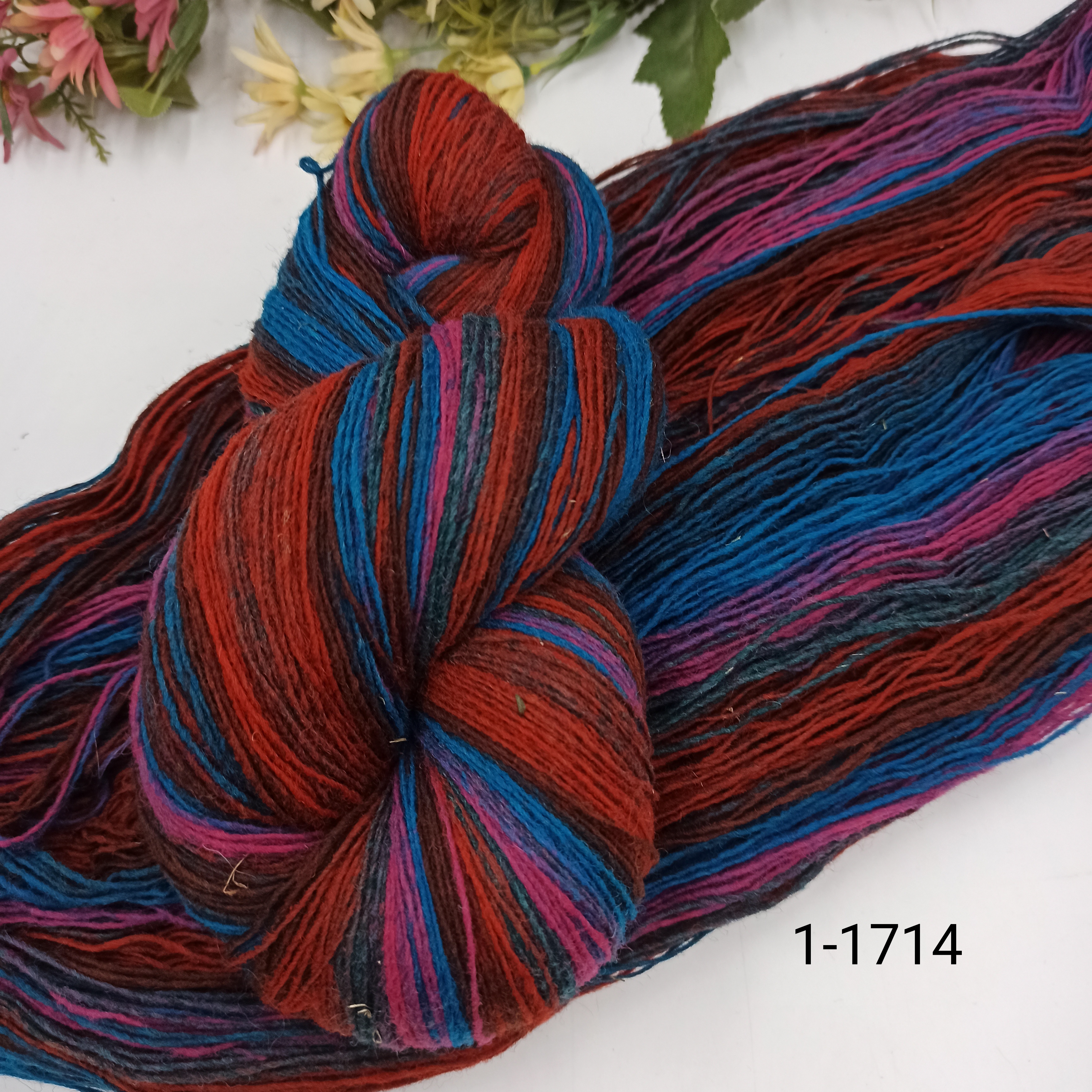 Дундага 6/1 шерсть секционного окрашивания 01-1714 420м/100гр