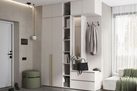 Прихожая Норд 02 Кашемир (золото)