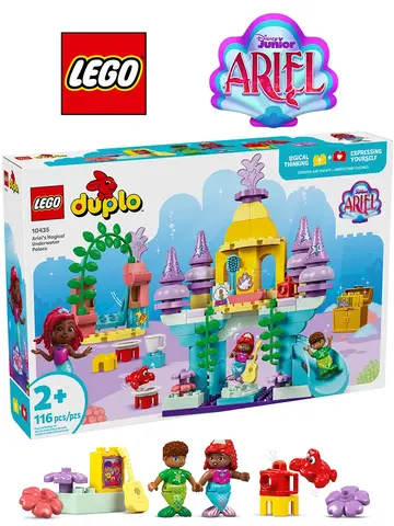 Конструктор DUPLO 10435 Волшебный подводный дворец Ариэль