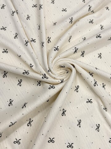 Рибана, бантики, черные, 160 гр\м, шир. 190 см