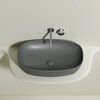 Ceramica Nova Element CN6049MH Умывальник чаша накладная овальная, 60x38, цвет: антрацит матовый