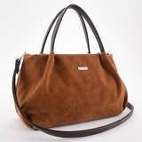 Сумка Саломея 334 эко-замша миндаль