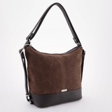 Рюкзак Саломея 1059 эко-замша шоколад