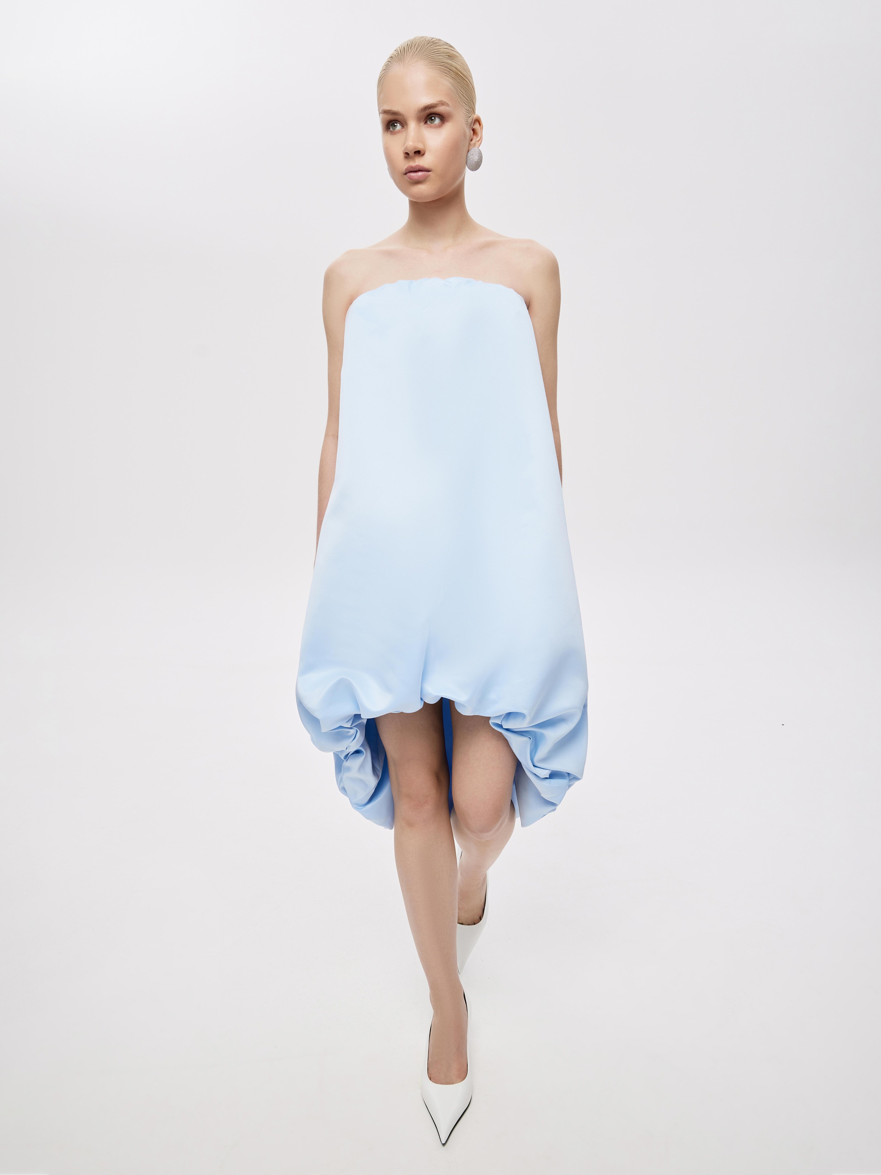 Платье баллон из тафты