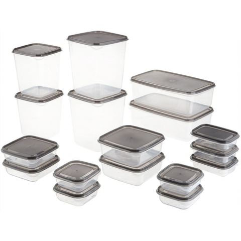 Набор контейнеров с крышкой для сыпучих продуктов Torrfoder (17 шт), полипропилен
