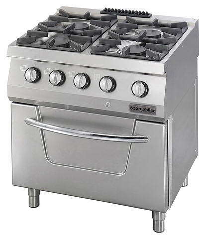 Плита газовая OZTI OSOGF 8070 L с газовым духовым шкафом