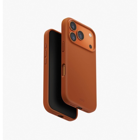 Чехол Uniq Lino Case для iPhone 17 Pro, Оранжевый | Sunset Orange