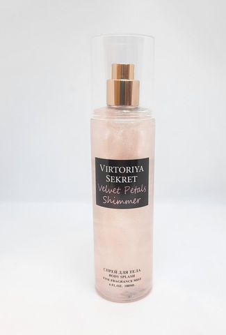 Bədən üçün sprey \ Спрей для тела  Victoriya velvet petals shimmer