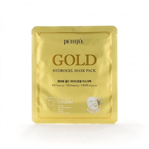 Гидрогелевая маска для лица с золотом Petitfee Gold Hydrogel Mask