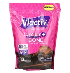Viactiv, Кальций и укрепление костей, молочный шоколад, 180 жевательных таблеток