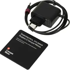 Умная колонка Yandex Станция Мини с часами Алиса на YaGPT красный 10W 1.0 BT 10м (YNDX-00020R)