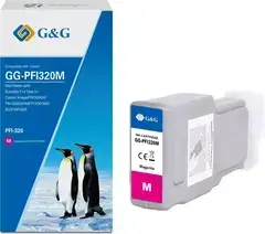 Картридж струйный G&G GG-PFI321M, аналог Canon 6269C001 пурпурный 300ml