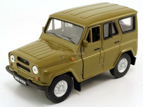 UAZ-31514 khaki AutoTime 1:36