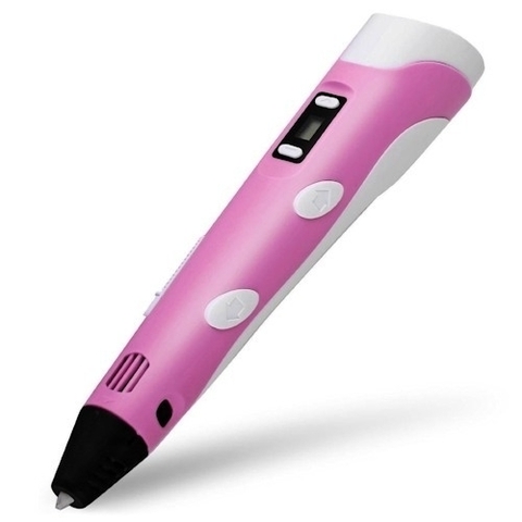 3Д ручка 3D Pen-2 ( 3Д ПЭН 2 с дисплеем) RP-100B розовая