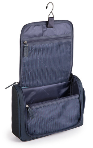 Косметичка Piquadro Tokyo BY3853S107/BLU синий натур.кожа/ткань