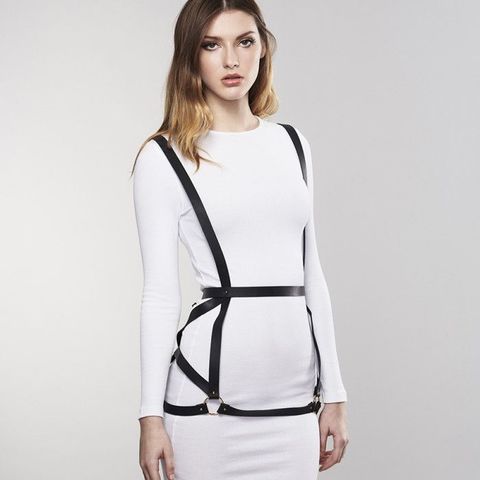 Чёрная упряжь ARROW DRESS HARNESS - Bijoux Indiscrets 0236