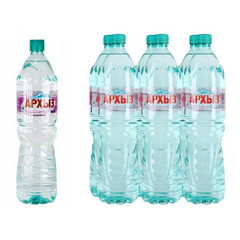 Вода минеральная Архыз негазированная 1.5 литра (6 штук в упаковке)