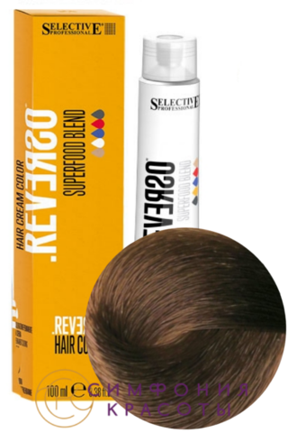 Крем-краска без аммиака Reverso Hair Color 7.34 Блондин 