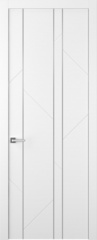 Дверь Флекс 1 Молдинг Хром / Цвет Эмаль белый / Двери Belwooddoors