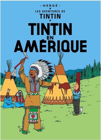 Les Aventures de Tintin: Tintin en Amerique (Б/У)