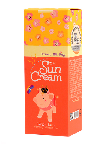 Солнцезащитный крем с коллагеном Milky Piggy Sun Cream SPF50+ ELIZAVECCA
