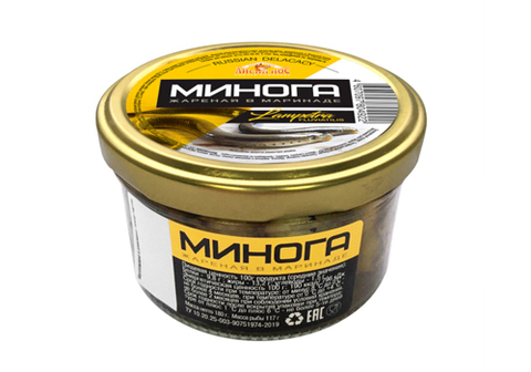 Минога жареная в горчичном маринаде "Лисий Нос", 180г