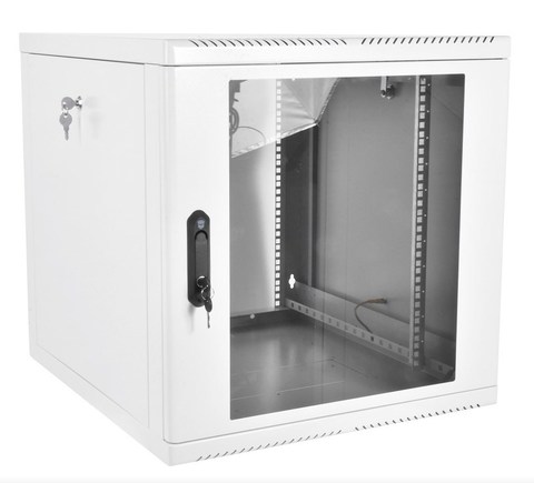 Шкаф ЦМО ШРН-М-15.650 телекоммуникационный настенный разборный 15U (600 × 650), съемные стенки, дверь стекло