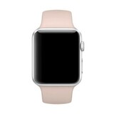 Силиконовый эластичный ремешок без застежек 38 мм / 40 мм / 41 мм для Apple Watch (размер  - 147 мм) (Бежевый)