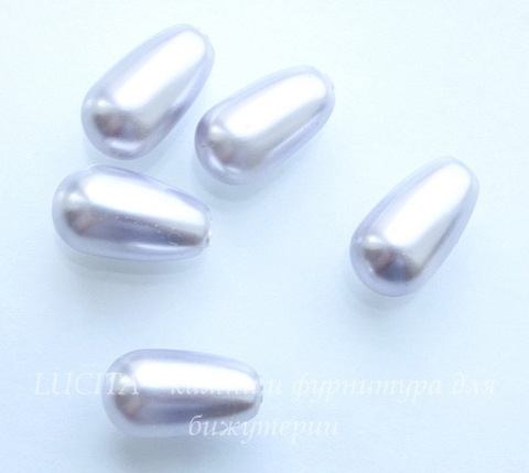 5816 Хрустальный жемчуг Сваровски Crystal Lavender Капля с несквозным отверстием 11,5х6 мм