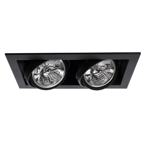 Встраиваемый светильник Arte Lamp Cardani grande A5935PL-2BK